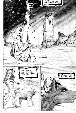 By the way, the wrecked statue of liberty showed up again in this comic 