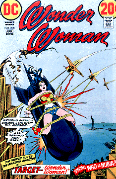 Note that whereas in Dr. Strangelove the missile was an ironic symbol of male potency, in Wonder Woman comics it symbolizes female impotence and fear. 